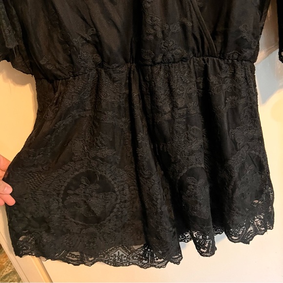 Black Lace Romper - Picture 6 of 6